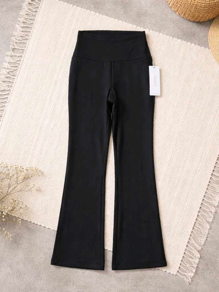 Rbx Black High Rise Flare Yoga Dress Pants 32" Inseam Poly Spandex Blend Nwt